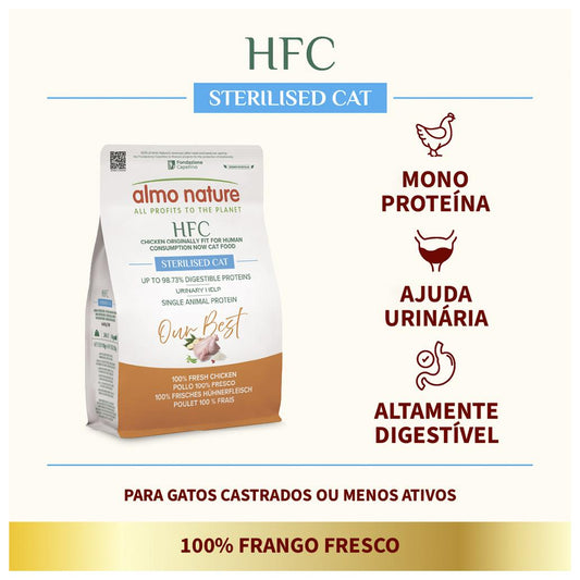 Almo Nature HFC OUR BEST gato esterelizado Frango
