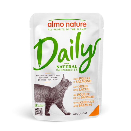 Almo Nature Daily - Alimento húmido para gatos - embalagem de 30